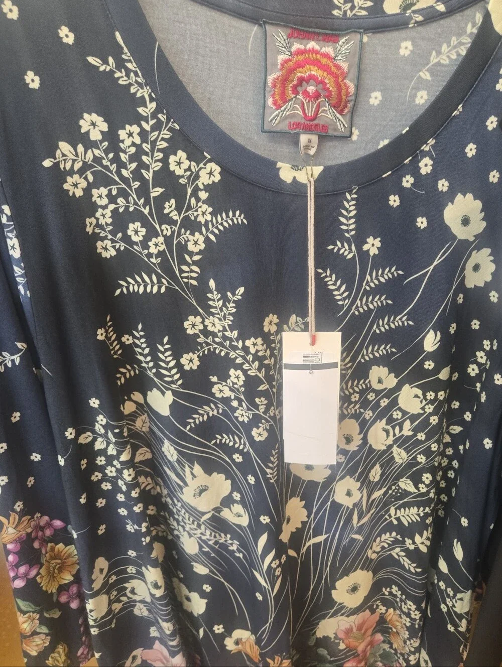 NWT Johnny Was The Janie Favorite Floral Puff Sleeve Top- Bursting SZ 1X